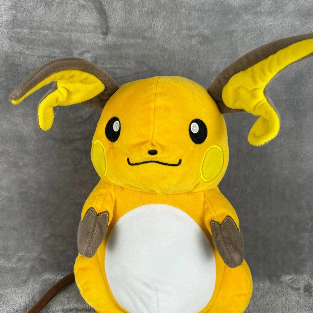 Pokemon Raichu Plush 10 Inch Stuffed Animal Toy 2022 Nintendo Game Freak Orange
